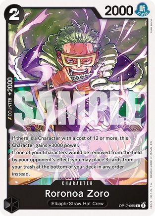 Roronoa Zoro (095) (OP17-095) [The World's Strongest Warriors]