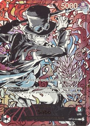 Sabo (English Version 3rd Anniversary Set) (OP13-004) [One Piece Promotion Cards] Foil-1