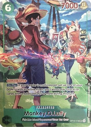 Monkey.D.Luffy (118) (English Version 3rd Anniversary Set) (OP13-118) [One Piece Promotion Cards] Foil