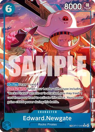 Edward.Newgate (040) (TR) (OP17-040) [The World's Strongest Warriors] Foil-1