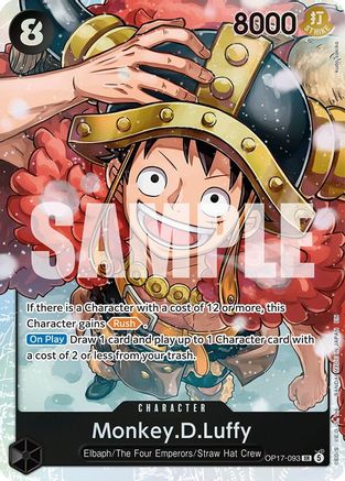 Monkey.D.Luffy (093) (OP17-093) [The World's Strongest Warriors] Foil