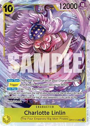 Charlotte Linlin (112) (OP17-112) [The World's Strongest Warriors] Foil