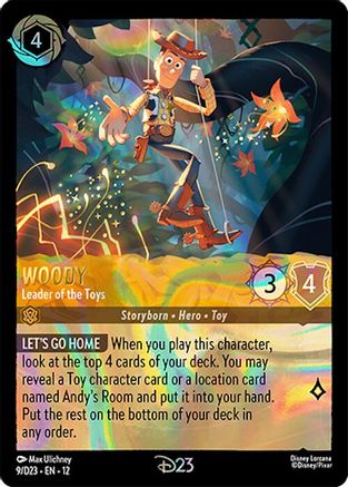 Woody - Leader of the Toys (9) [D23 Promos] Holofoil-1