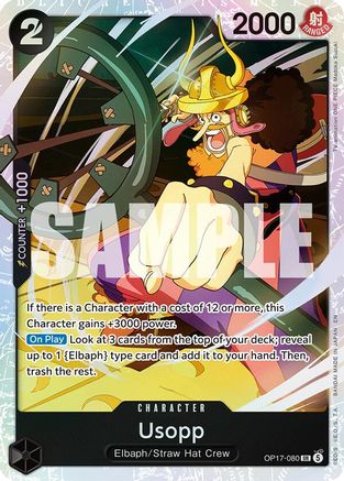 Usopp (OP17-080) [The World's Strongest Warriors] Foil-1