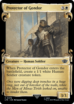 Protector of Gondor (Showcase Scrolls) (476) [The Lord of the Rings: Tales of Middle-earth] foil - Deck Out Gaming