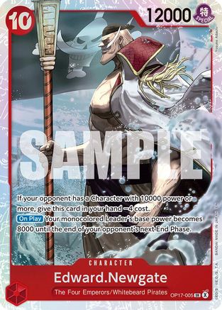 Edward.Newgate (005) (OP17-005) [The World's Strongest Warriors] Foil-1