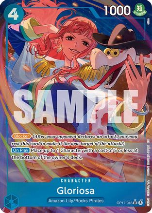 Gloriosa (Alternate Art) (OP17-046) [The World's Strongest Warriors] Foil