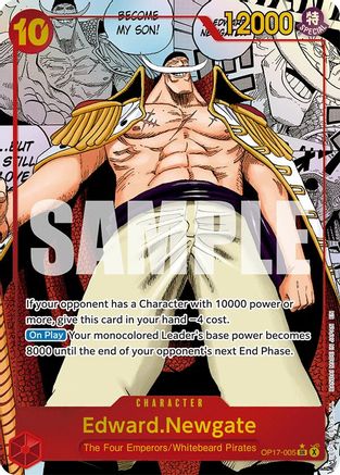 Edward.Newgate (005) (Manga) (OP17-005) [The World's Strongest Warriors] Foil-1