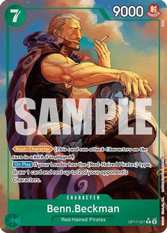 Benn.Beckman (Alternate Art) (OP17-027) [The World's Strongest Warriors] Foil-1