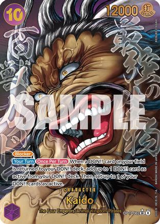 Kaido (062) (Super Alternate Art) (OP17-062) [The World's Strongest Warriors] Foil