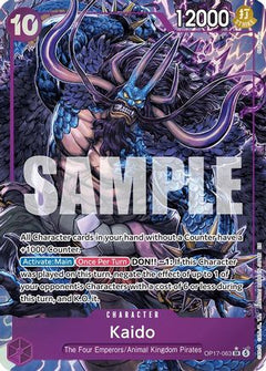 Kaido (063) (Alternate Art) (OP17-063) [The World's Strongest Warriors] Foil-1