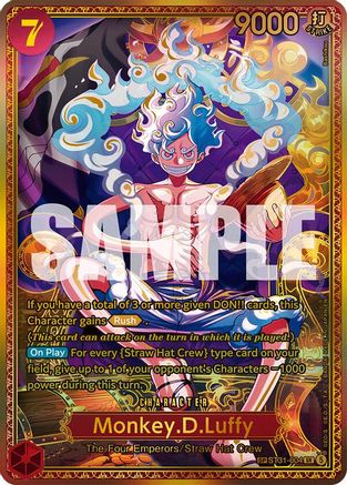 Monkey.D.Luffy (ST31-004) (SP) (ST31-004) [The World's Strongest Warriors] Foil