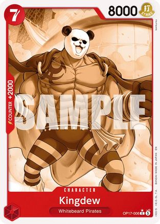 Kingdew (Pandaman Art) (OP17-006) [The World's Strongest Warriors]-1
