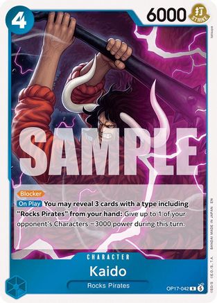 Kaido (042) (OP17-042) [The World's Strongest Warriors] Foil-1