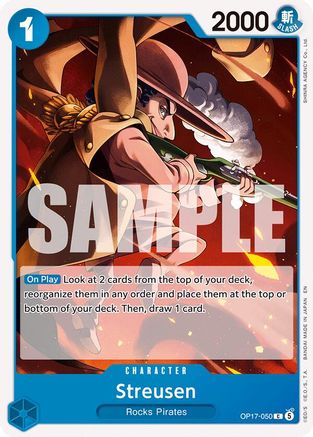 Streusen (050) (OP17-050) [The World's Strongest Warriors]-1