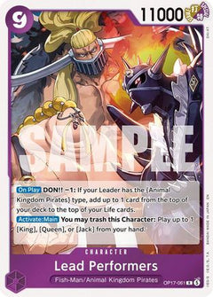 Lead Performers (OP17-061) [The World's Strongest Warriors] Foil-1