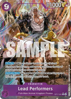Lead Performers (Alternate Art) (OP17-061) [The World's Strongest Warriors] Foil-1