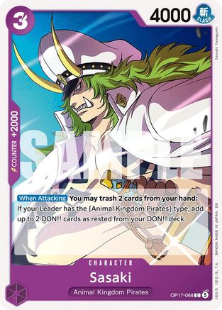 Sasaki (OP17-068) [The World's Strongest Warriors]-1
