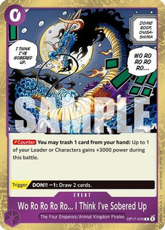 Wo Ro Ro Ro Ro... I Think I've Sobered Up (OP17-076) [The World's Strongest Warriors] Foil-1