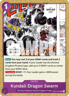 Kundali Dragon Swarm (OP17-077) [The World's Strongest Warriors]-1