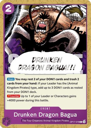 Drunken Dragon Bagua (OP17-078) [The World's Strongest Warriors]-1