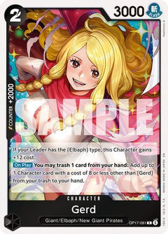 Gerd (OP17-081) [The World's Strongest Warriors] Foil-1