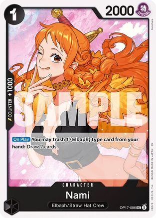 Nami (086) (OP17-086) [The World's Strongest Warriors]-1