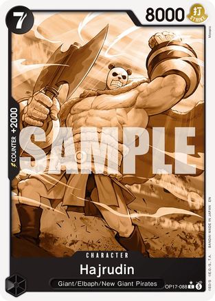 Hajrudin (Pandaman Art) (OP17-088) [The World's Strongest Warriors] Foil-1