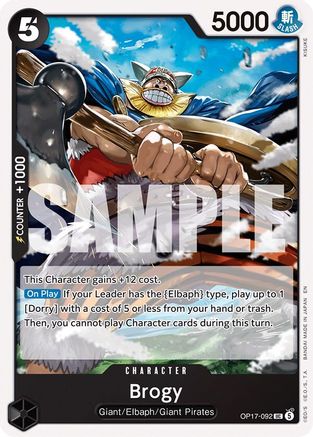 Brogy (OP17-092) [The World's Strongest Warriors]-1