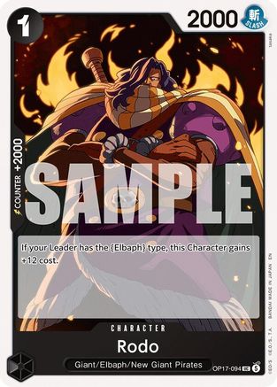 Rodo (OP17-094) [The World's Strongest Warriors]-1