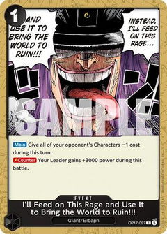 I'll Feed on This Rage and Use It to Bring the World to Ruin!!! (OP17-097) [The World's Strongest Warriors]-1