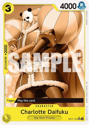 Charlotte Daifuku (Pandaman Art) (OP17-107) [The World's Strongest Warriors] Foil-1