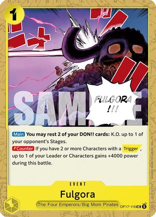 Fulgora (OP17-116) [The World's Strongest Warriors]-1