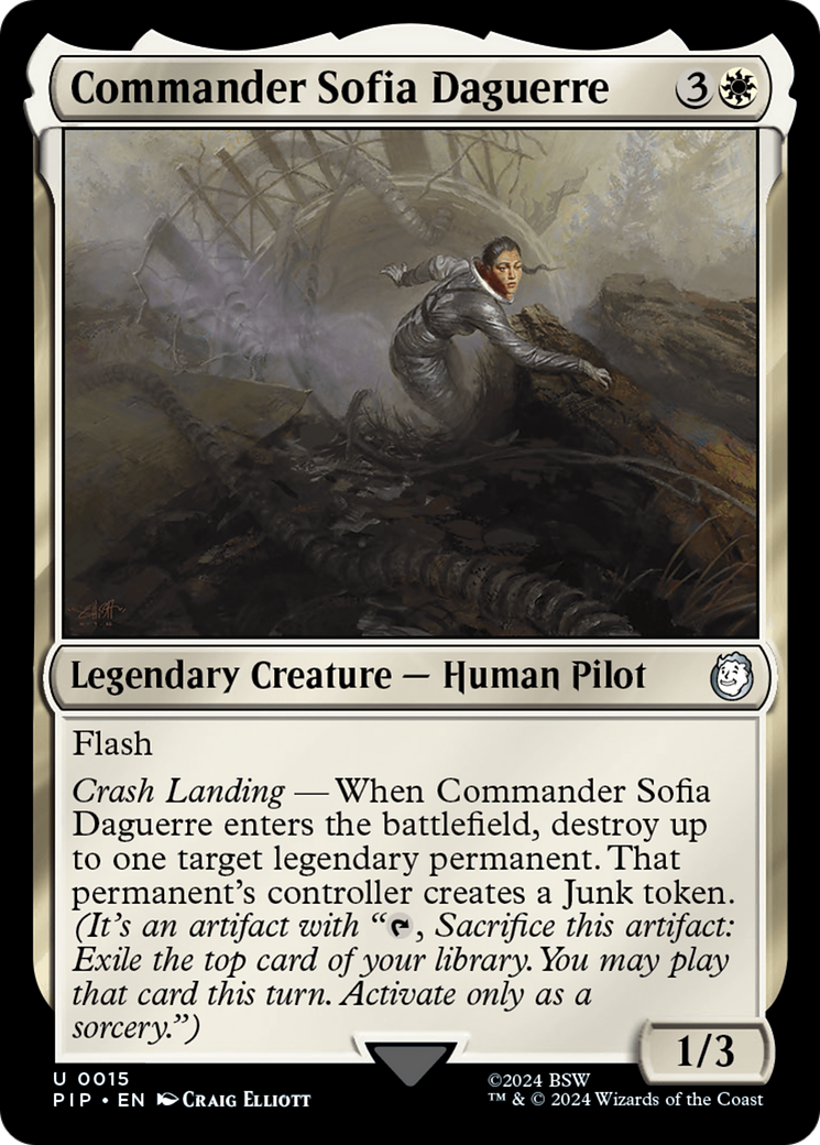 Commander Sofia Daguerre (15) [Fallout] - Deck Out Gaming