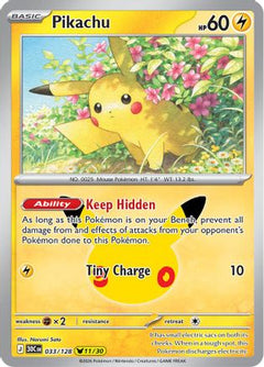 Pikachu - 033/128 (33) [ME: 30th Celebration] Holofoil-1