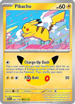 Pikachu - 042/128 (42) [ME: 30th Celebration] Holofoil-1