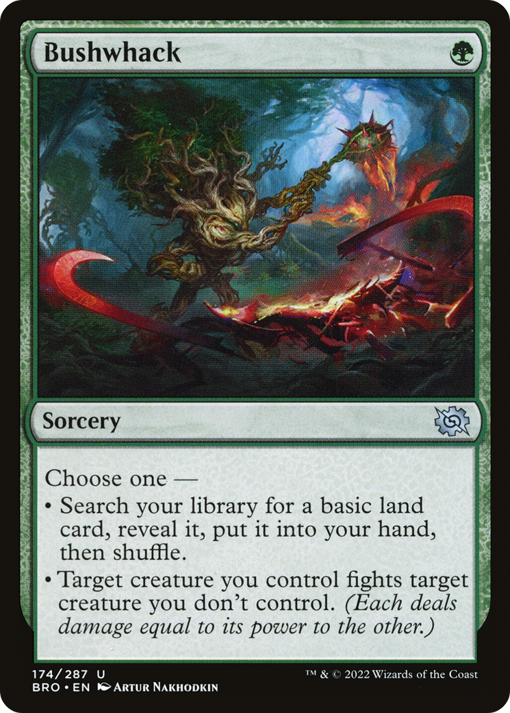 Bushwhack (174) [The Brothers' War] foil - Deck Out Gaming