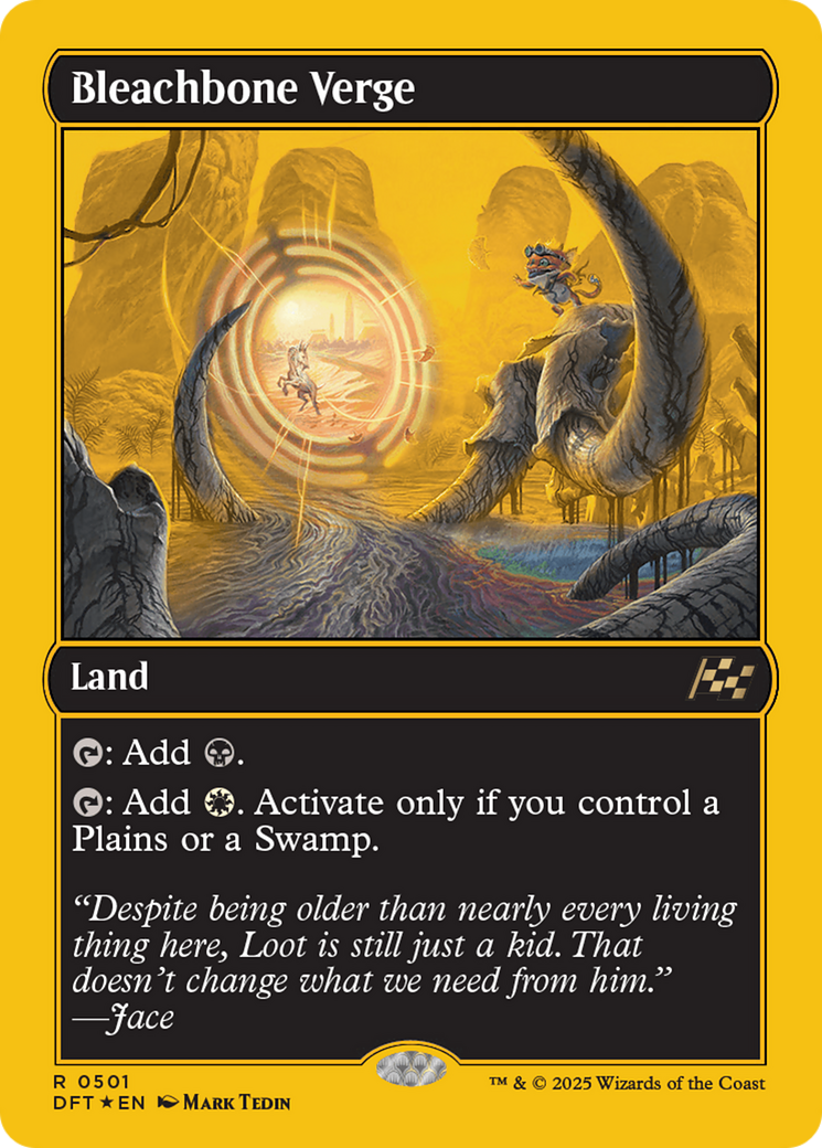 Bleachbone Verge (First-Place Foil) (501) [Aetherdrift] foil - Deck Out Gaming