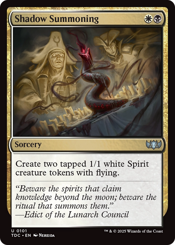 Shadow Summoning (101) [Commander: Tarkir: Dragonstorm] - Deck Out Gaming