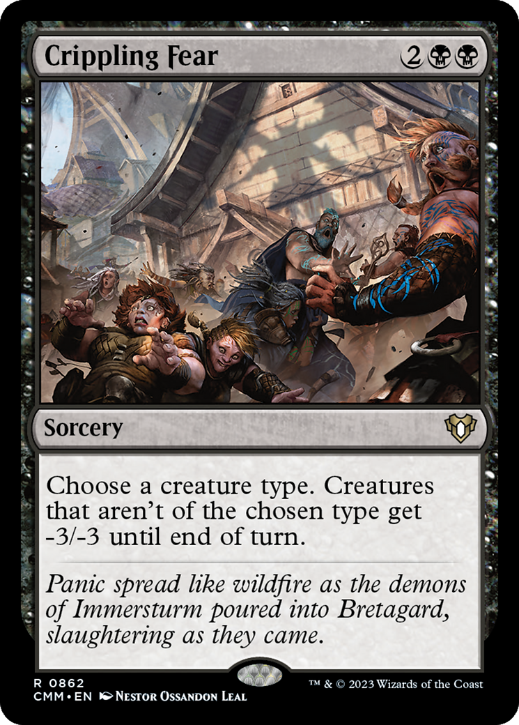 Crippling Fear (862) [Commander Masters] - Deck Out Gaming