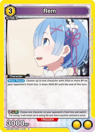 Rem (018) (UE24BT/REZ-1-018) [UE24BT: Re:ZERO -Starting Life in Another World-] Foil