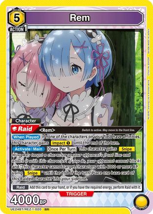 Rem (020) (UE24BT/REZ-1-020) [UE24BT: Re:ZERO -Starting Life in Another World-] Foil-1