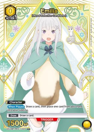 Emilia (023) (U*) (UE24BT/REZ-1-023) [UE24BT: Re:ZERO -Starting Life in Another World-] Foil-1