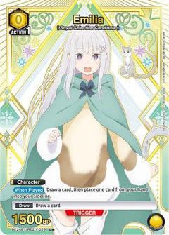 Emilia (023) (U*) (UE24BT/REZ-1-023) [UE24BT: Re:ZERO -Starting Life in Another World-] Foil-1