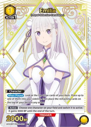 Emilia (025) (R*) (UE24BT/REZ-1-025) [UE24BT: Re:ZERO -Starting Life in Another World-] Foil-1