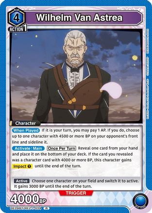 Wilhelm Van Astrea (UE24BT/REZ-1-034) [UE24BT: Re:ZERO -Starting Life in Another World-] Foil