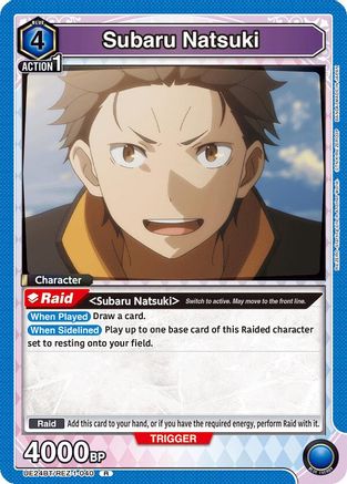 Subaru Natsuki (040) (UE24BT/REZ-1-040) [UE24BT: Re:ZERO -Starting Life in Another World-] Foil