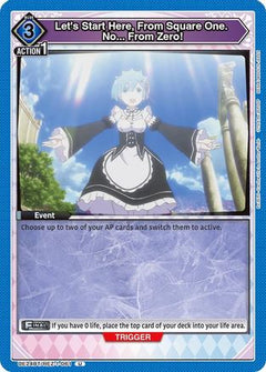 Let's Start Here, From Square One. No... From Zero! (UE24BT/REZ-1-061) [UE24BT: Re:ZERO -Starting Life in Another World-]-1
