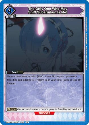 The Only One Who May Sniff Subaru-kun Is Me! (UE24BT/REZ-1-063) [UE24BT: Re:ZERO -Starting Life in Another World-]-1