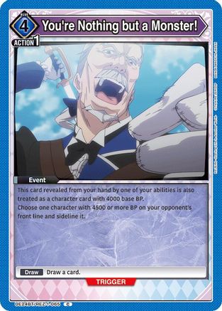 You're Nothing but a Monster! (UE24BT/REZ-1-065) [UE24BT: Re:ZERO -Starting Life in Another World-] - Deck Out Gaming